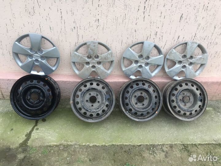 Диски на киа хондай штампы заводские r 15 с колпак