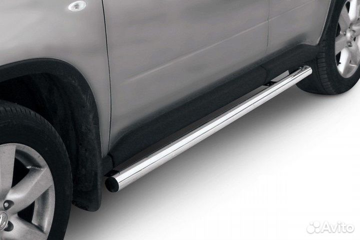 Защита порогов Nissan X-trail (2011)