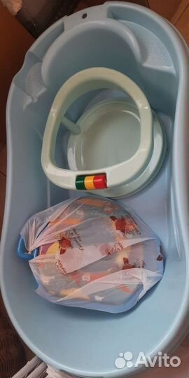 Ванночка, сидушка и сиденье для купания Giraffix