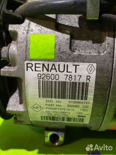 Компрессор кондиционера Renault Megane BZ0G
