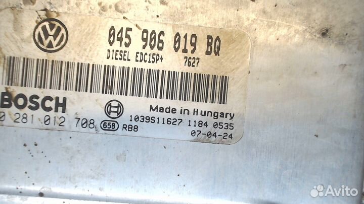 Блок управления двигателем Seat Ibiza 3, 2007