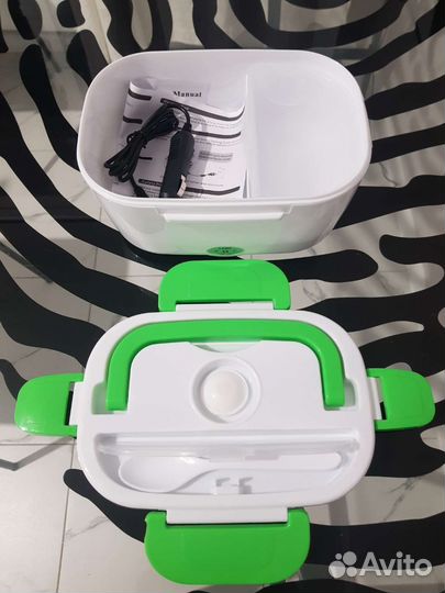 Контейнер для еды с подогревом