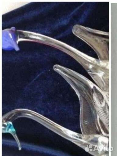 Статуэтка лебедь. Завод Гусь хрустальный