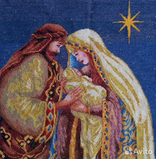 Вышитая картина Рождество