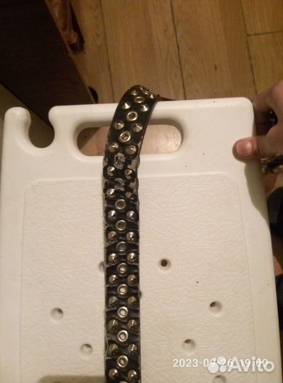 Ремень со вставками