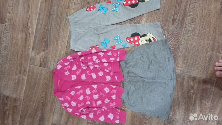 Детские вещи пакетом для девочек 104 110