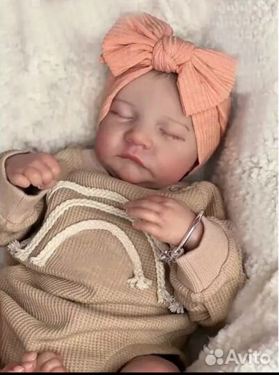 Кукла реборн силиконовая 45 см. Кукла младенец