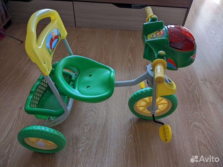 Новый, музыкальный велосипед