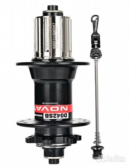 Втулка задняя 32H Novatec D042SB, 8-11 скоростей