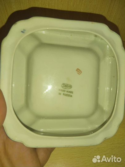 Пепельница Гжель