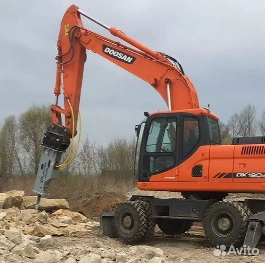 Аренда экскаватора полноповоротного / doosan 210