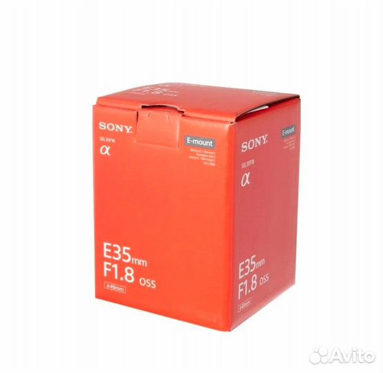 Sony E 35mm F1.8 OSS E New