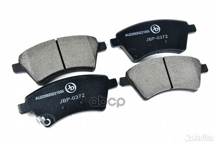 Колодки тормозные, передние D9057M JBP0372 Just