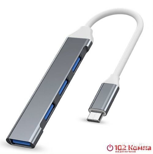 USB C-концентратор 3,0 Type C 3,1, 4 порта, мульти