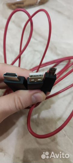Переходник microUSB MHL в hdmi. с телефона на TV