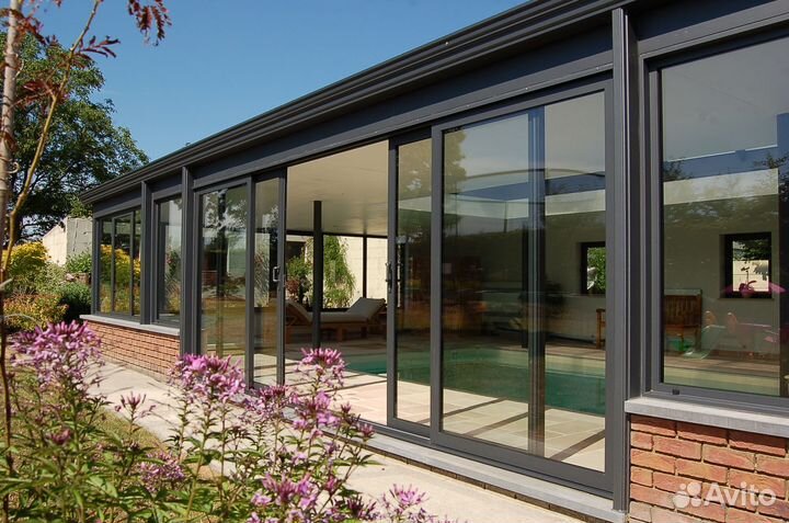 Теплые алюминиевые окна