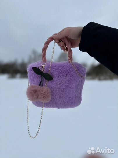 Cумка меховая новая