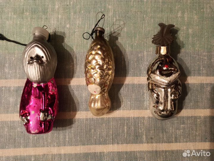 Елочные игрушки СССР человечки