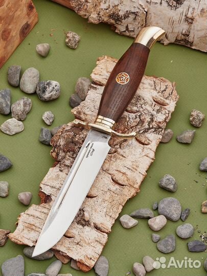 Нож охотничий ручной работы Финка нквд (широкая)