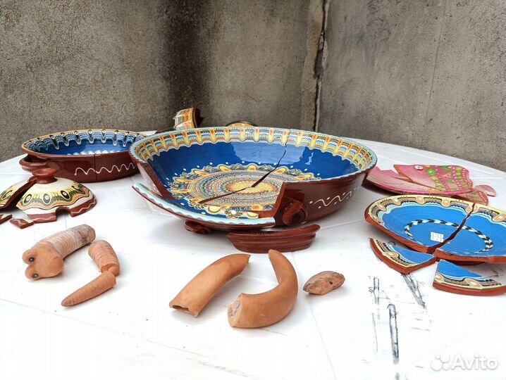 Битая посуда для творчества набор