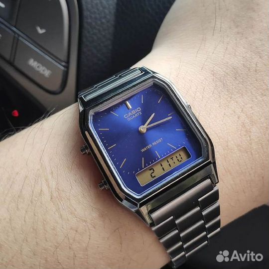 Наручные часы casio vintage AQ-230GG-2A новые