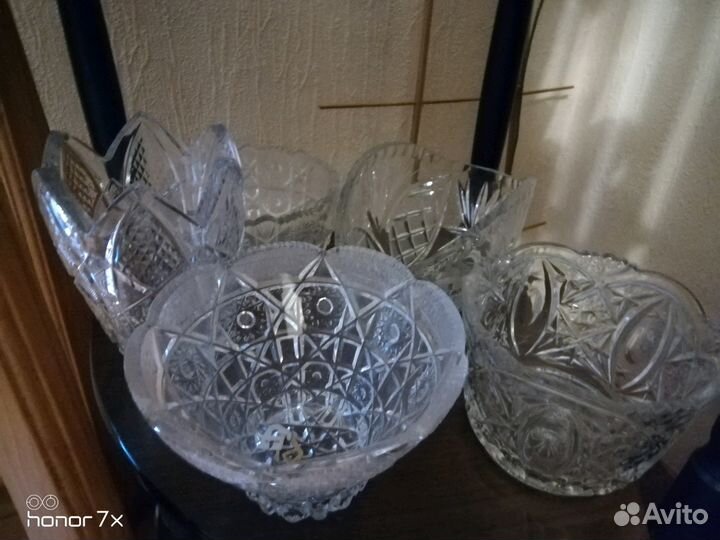 Продам различную хрустальную посуду