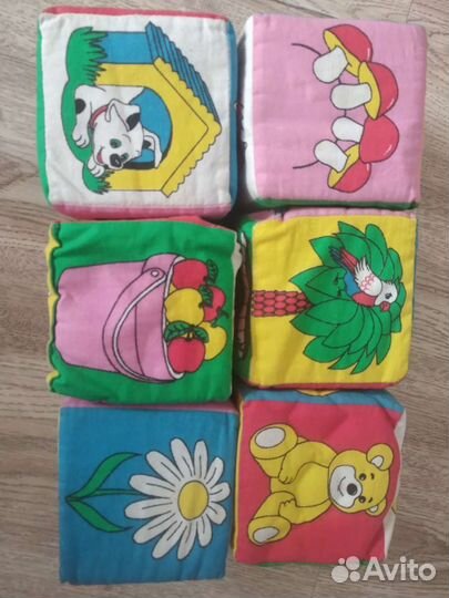 Мягкие кубики 10*10см