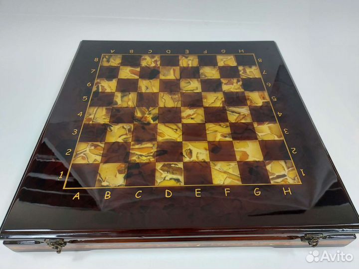 Шахматы янтарные арт. 000021