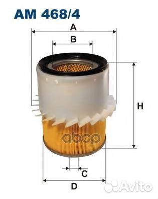 Фильтр воздушный mitsubishi L 200 2.5TD 11/92-0