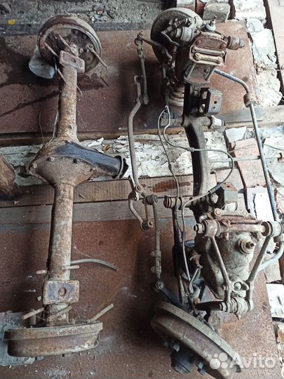 Два моста на Волгу с Газ - 24 (передний и задний)