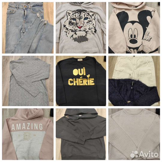 Вещи пакетом на девочку 122-128-134-140 28штук