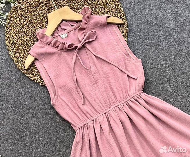 Летнее платье для девочки, 128/134