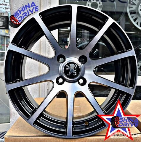 Диски DS Peugeot R16 4x108 Black Groove Gloss купить в Москве | Авито