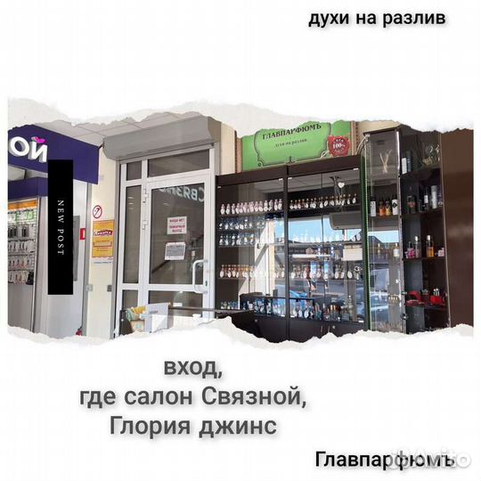 Наливная парфюмерия духи разлив Геленджик