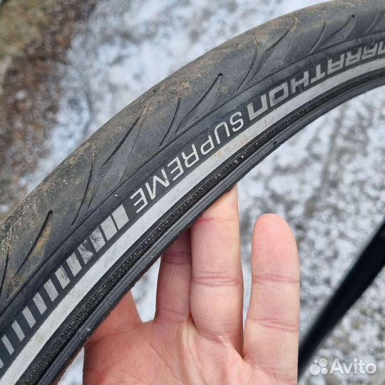 Пара шин кевлар Schwalbe Marathon Supreme 28x1,4