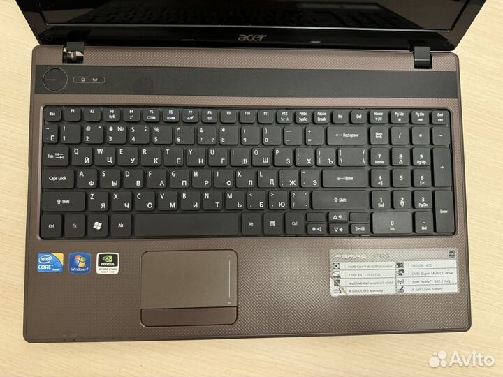 Acer aspire 5742g