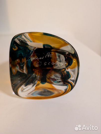 Аист из муранского стекла