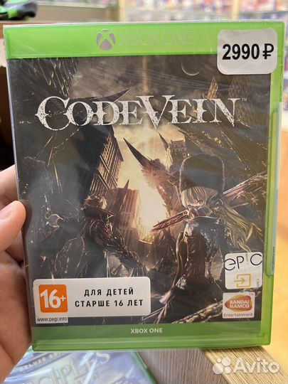 Code Vein диск для Xbox новый