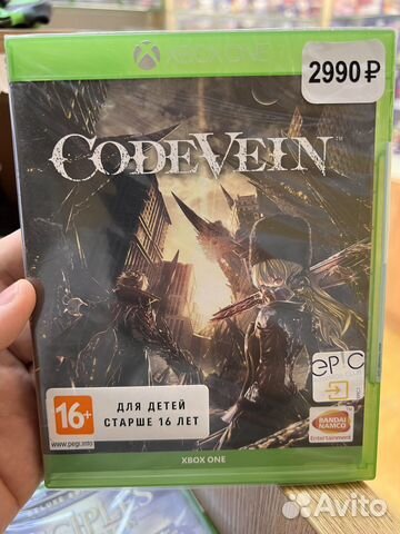 Code Vein диск для Xbox новый