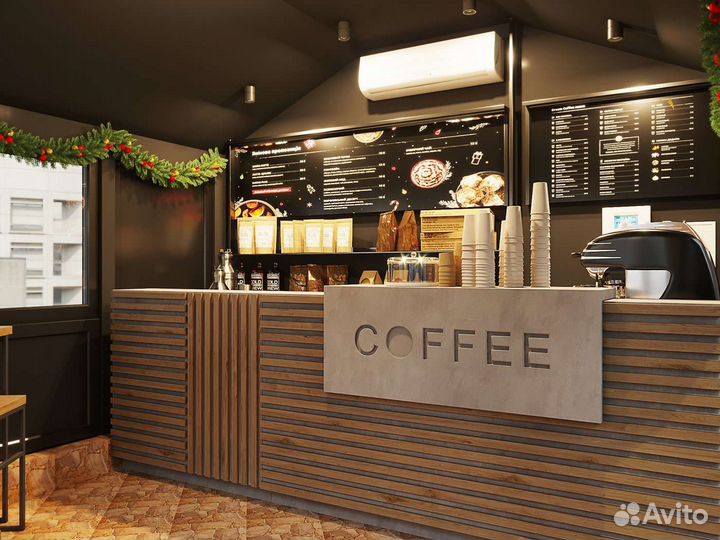 Бариста в кофейню