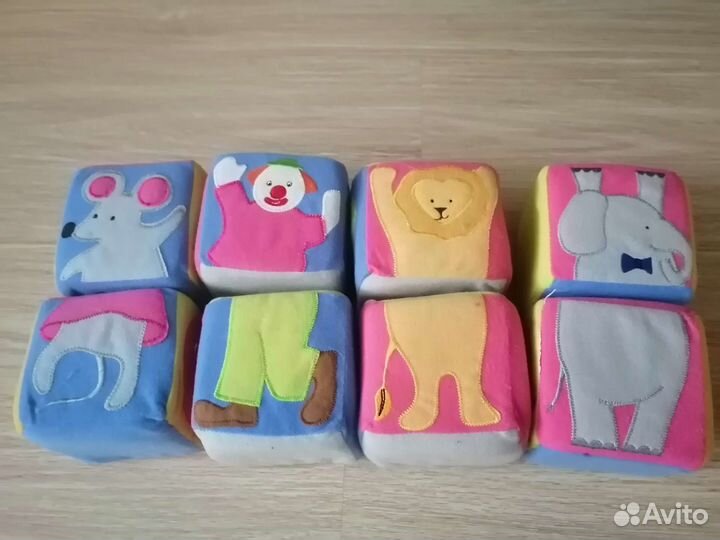 Мягкие кубики большие