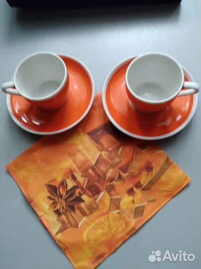 Кофейная пара фарфор СССР