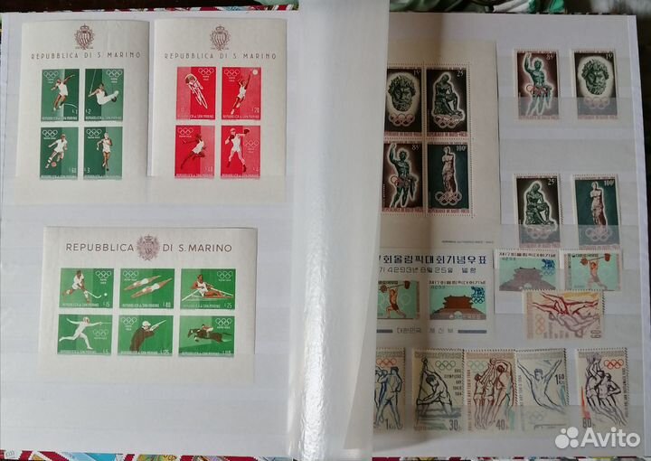 Коллекция ои 1964 чистые, с альбомом