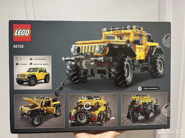 Конструктор lego Technic 42122 Jeep Wrangler новый