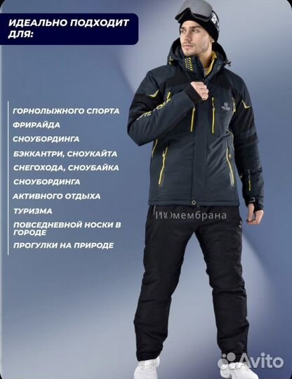 Мужская зимняя куртка до -30