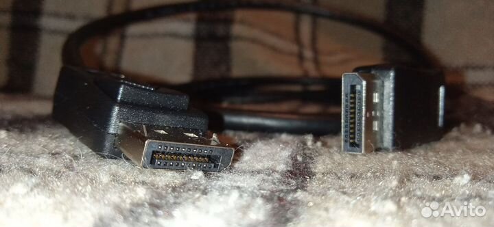 Кабель DisplayPort - DisplayPort черный 1.8м
