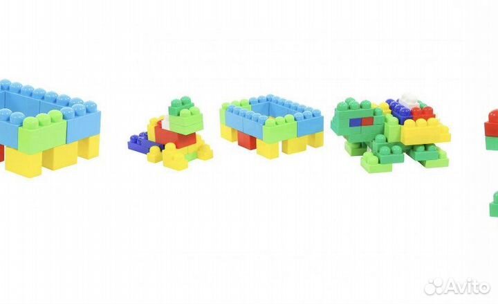 Конструктор Полесье Великан 140шт