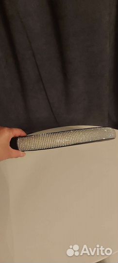 Оплётка на руль со стразами