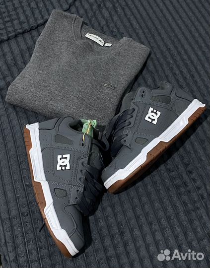 Dc shoes stag серые оригинал