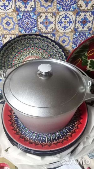 Котелок алюминиевый походный с крышкой
